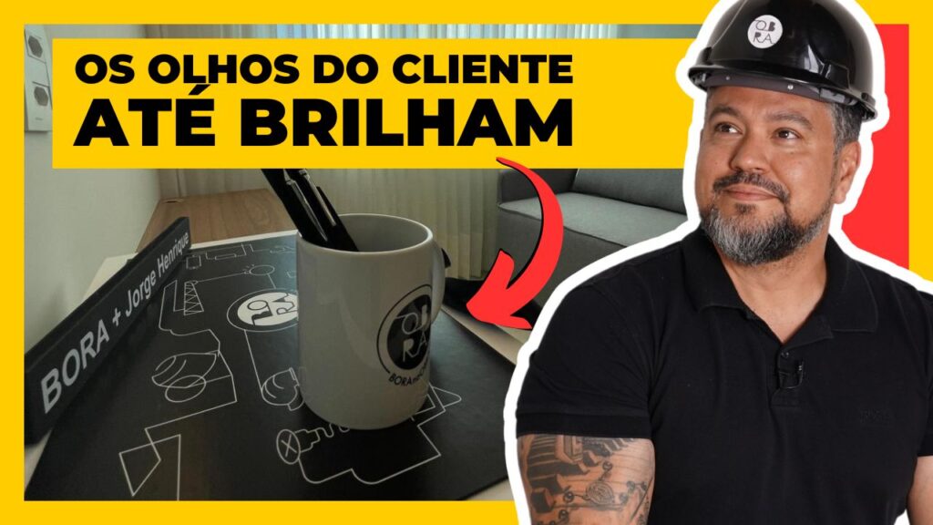 ESSE É O TIPO DE COISA QUE SE VOCÊ FIZER NA OBRA, OS OLHOS DO CLIENTE ATÉ BRILHAM
